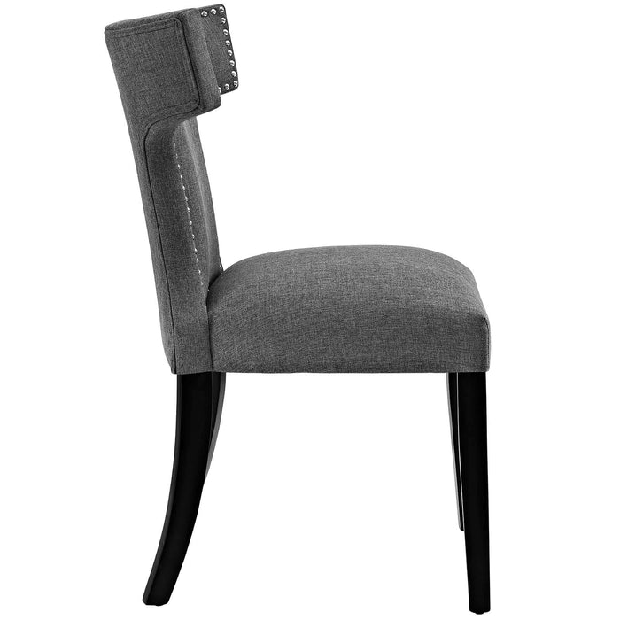 Curve Fabric Dining Chair | Bohemian Home Decor