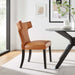 Curve Vegan Leather Dining Chair | Bohemian Home Decor