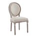 Emanate Vintage French Upholstered Fabric Dining Side Chair II | Bohemian Home Decor