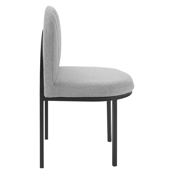 Isla Channel Tufted Upholstered Fabric Dining Side Chair | Bohemian Home Decor