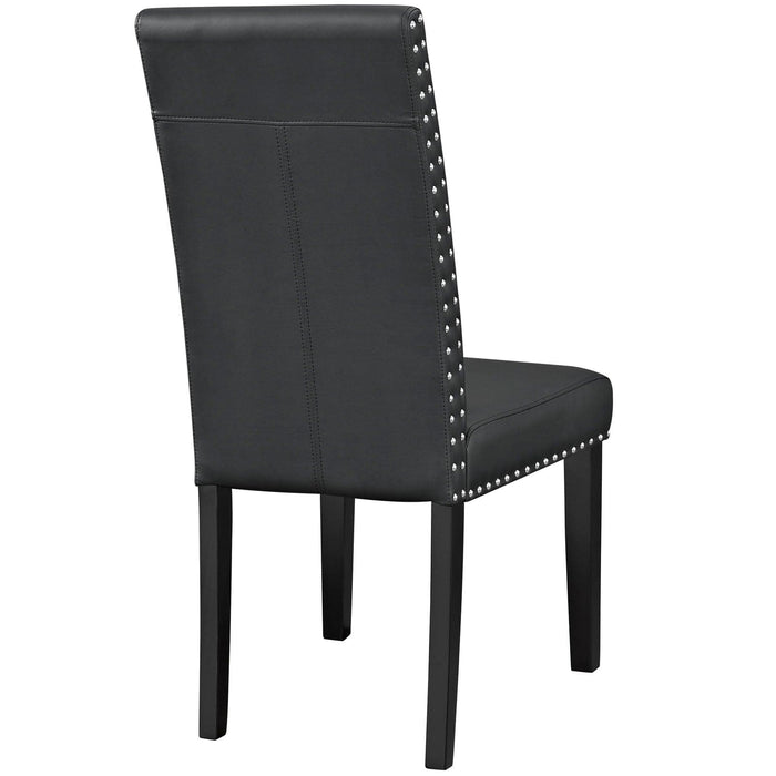 Parcel Dining Faux Leather Side Chair | Bohemian Home Decor