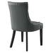 Dining Chair Regent Tufted Vegan Leather Dining Chair -Free Shipping at Bohemian Home Decor
