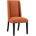 Dining Chairs Baron Fabric Dining Chair Orange -Free Shipping at Bohemian Home Decor