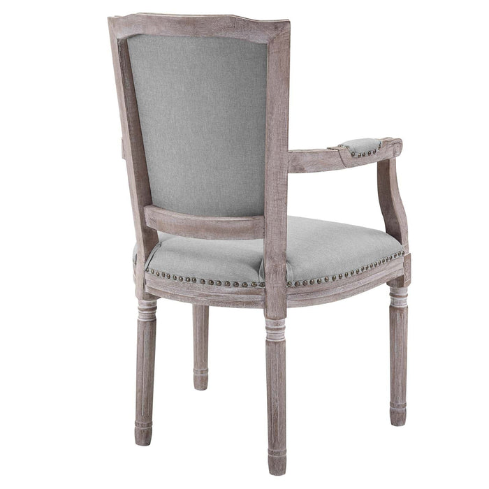 Penchant Vintage French Upholstered Fabric Dining Armchair | Bohemian Home Decor