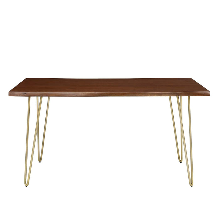 Henley 60" Live Edge Acacia Wood Dining Table II | Bohemian Home Decor