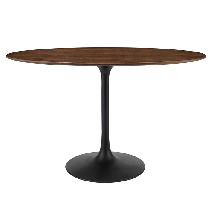 Lippa 48" Oval Wood Grain Dining Table | Bohemian Home Decor