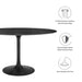 Lippa 54" Oval Artificial Marble Dining Table | Bohemian Home Decor