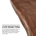 Viggo 96" Live Edge Acacia Wood Dining Table | Bohemian Home Decor
