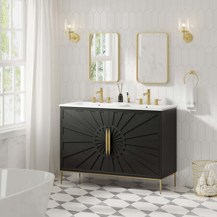 Awaken 48" Double Sink Bathroom Vanity | Bohemian Home Decor