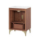 Furniture > Cabinets & Storage > Vanities > Bathroom Vanities Daylight 24" Bathroom Vanity White Walnut -Free Shipping at Bohemian Home Decor