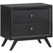 Furniture > Tables Tracy Nightstand Black -Free Shipping at Bohemian Home Decor
