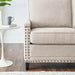 Ashton Upholstered Fabric Loveseat | Bohemian Home Decor