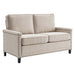Ashton Upholstered Fabric Loveseat | Bohemian Home Decor