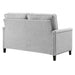 Ashton Upholstered Fabric Loveseat | Bohemian Home Decor