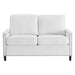 Ashton Upholstered Fabric Loveseat | Bohemian Home Decor