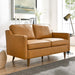 Loveseats Impart Genuine Leather Loveseat -Free Shipping at Bohemian Home Decor
