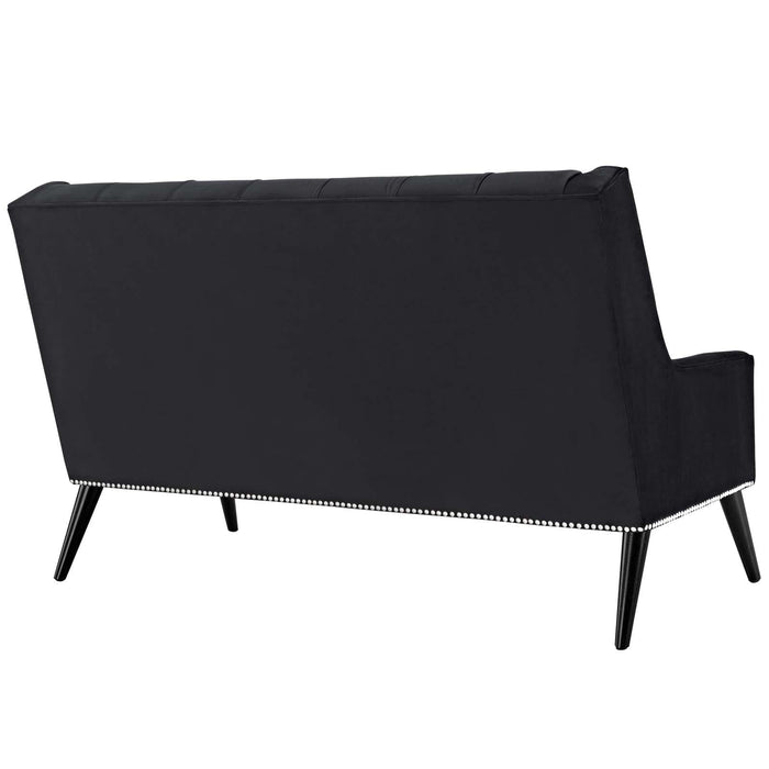 Loveseats Peruse Performance Velvet Loveseat -Free Shipping at Bohemian Home Decor