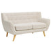 Loveseats Remark Upholstered Fabric Loveseat Beige -Free Shipping at Bohemian Home Decor