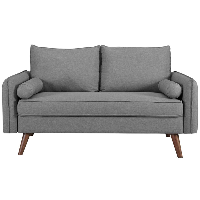 Loveseats Revive Upholstered Fabric Loveseat -Free Shipping at Bohemian Home Decor