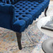 Viola Chesterfield Button Tufted Loveseat Performance Velvet Settee | Bohemian Home Decor