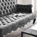 Viola Chesterfield Button Tufted Loveseat Performance Velvet Settee | Bohemian Home Decor