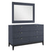 Mirror Dakota Dresser and Mirror Blue -Free Shipping at Bohemian Home Decor