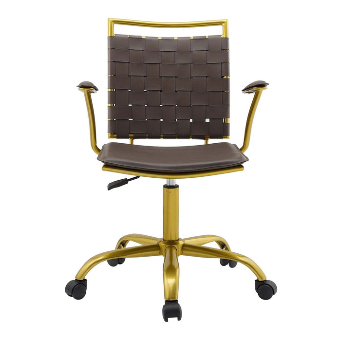 Fuse Faux Leather Office Chair | Bohemian Home Decor