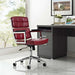 Portray Highback Upholstered Vinyl Office Chair | Bohemian Home Decor