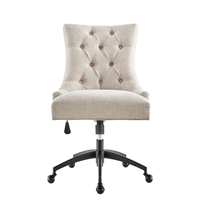 Regent Tufted Fabric Office Chair | Bohemian Home Decor