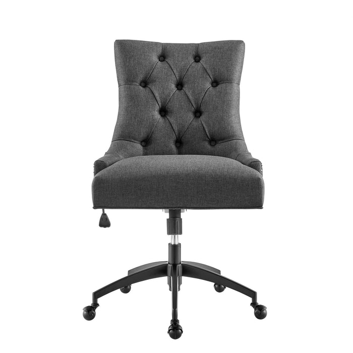 Regent Tufted Fabric Office Chair | Bohemian Home Decor