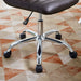 Ripple Armless Mid Back Vinyl Office Chair | Bohemian Home Decor