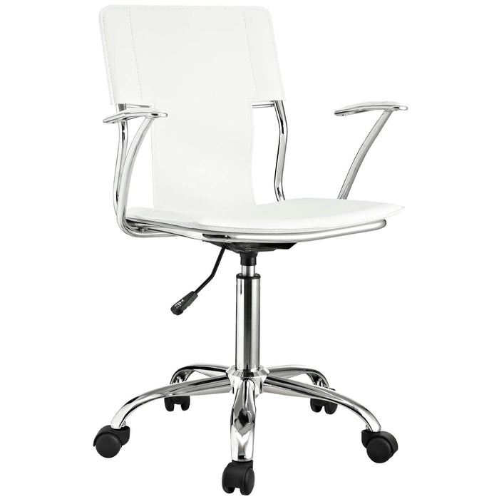 Office Chairs Studio Office Chair White -Free Shipping at Bohemian Home Decor