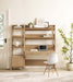 Bixby 2-Piece Wood Office Desk and Bookshelf II | Bohemian Home Decor