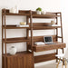 Bixby 2-Piece Wood Office Desk and Bookshelf | Bohemian Home Decor