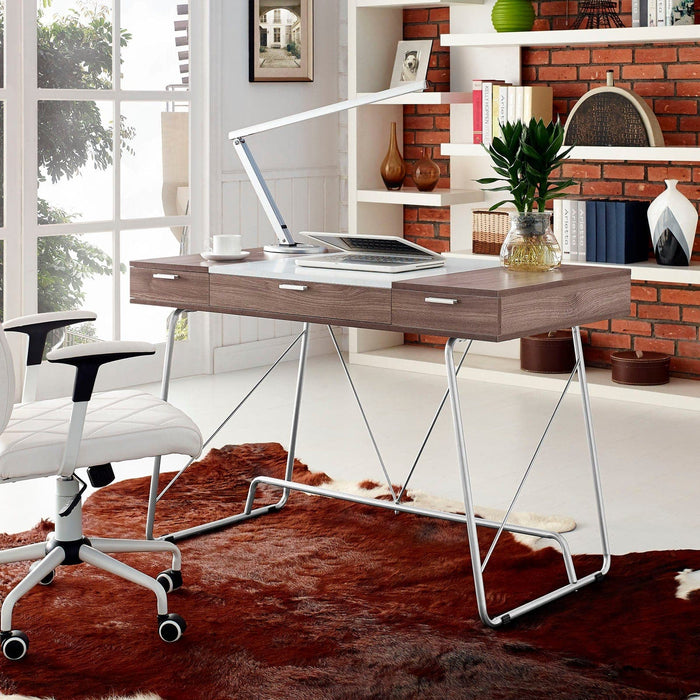 Panel Office Desk | Bohemian Home Decor