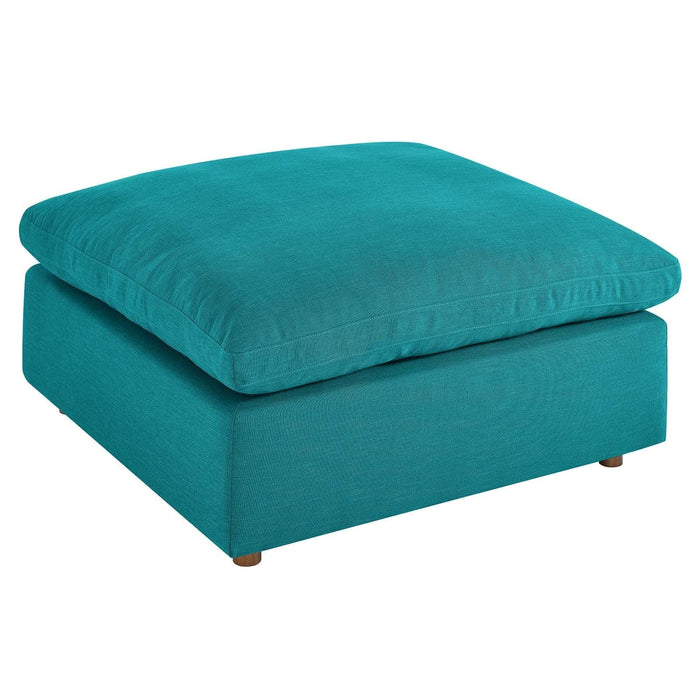 Commix Down Filled Overstuffed Ottoman | Bohemian Home Decor