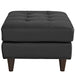 Ottomans Empress Bonded Leather Ottoman -Free Shipping at Bohemian Home Decor