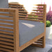 Carlsbad Teak Wood Outdoor Patio Armchair | Bohemian Home Decor