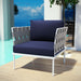 Harmony Outdoor Patio Aluminum Armchair | Bohemian Home Decor