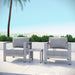 Shore 3 Piece Outdoor Patio Aluminum Set | Bohemian Home Decor