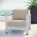 Shore Outdoor Patio Aluminum Armchair | Bohemian Home Decor