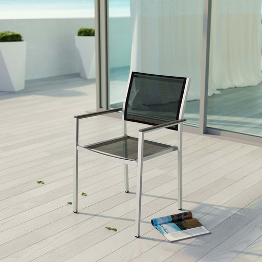 Shore Outdoor Patio Aluminum Dining Chair | Bohemian Home Decor