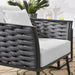 Stance Outdoor Patio Aluminum Armchair | Bohemian Home Decor