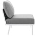 Stance Outdoor Patio Aluminum Armless Chair | Bohemian Home Decor