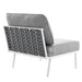 Stance Outdoor Patio Aluminum Armless Chair | Bohemian Home Decor