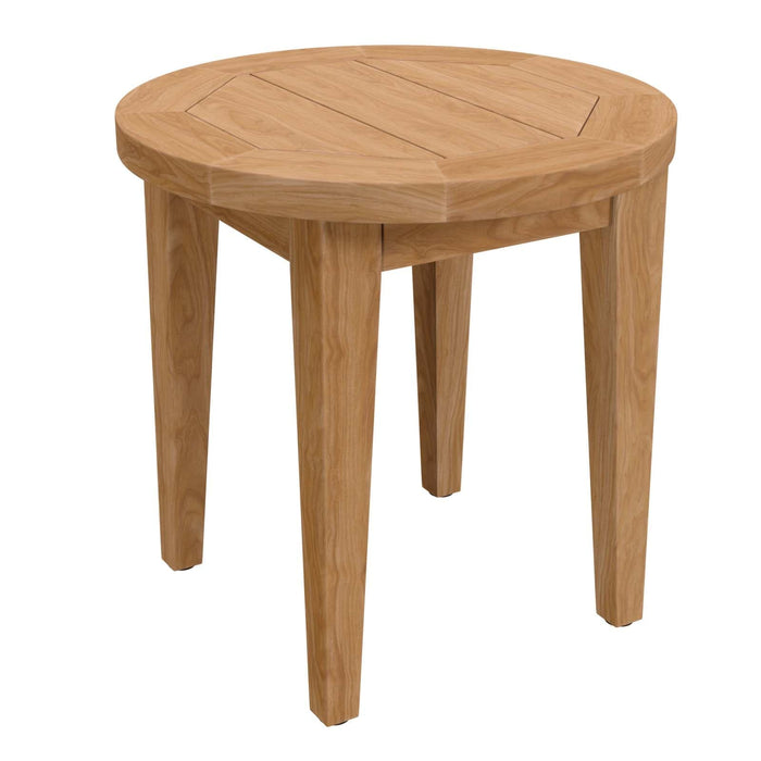 Brisbane Teak Wood Outdoor Patio Side Table | Bohemian Home Decor