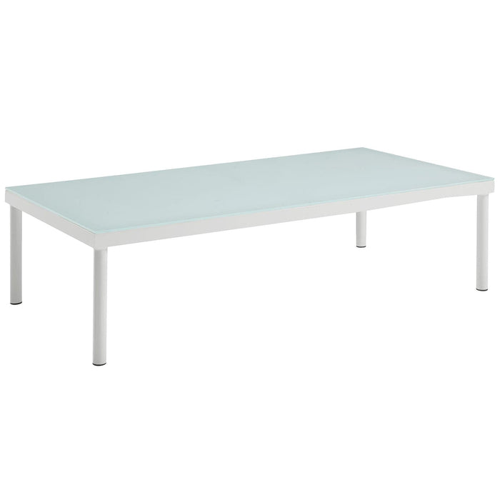 Harmony Outdoor Patio Aluminum Coffee Table | Bohemian Home Decor