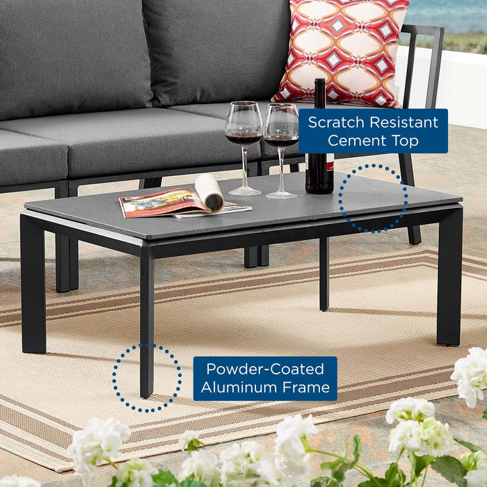 Riverside Aluminum Outdoor Patio Coffee Table | Bohemian Home Decor
