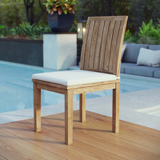 Marina Outdoor Patio Teak Dining Chair II | Bohemian Home Decor