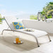 Savannah Mesh Chaise Outdoor Patio Aluminum Lounge Chair | Bohemian Home Decor